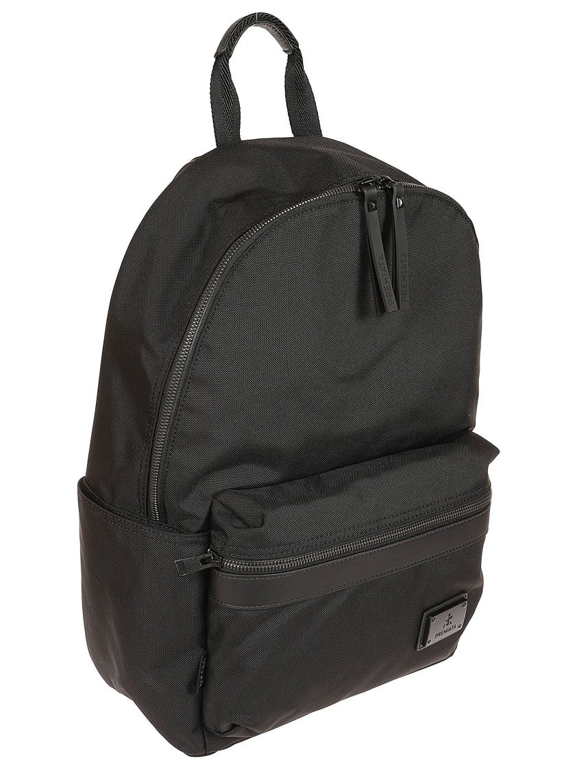 Premiata Zaino Black Nylon Backpack
