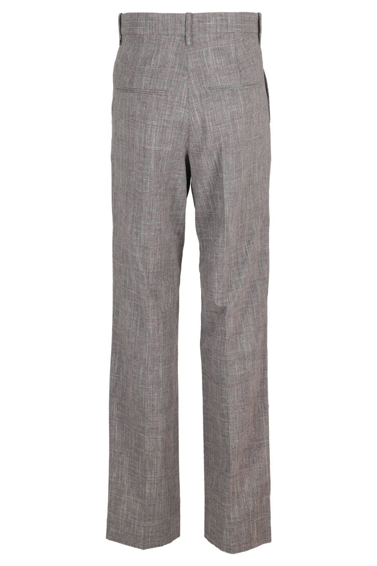Isabel Marant Étoile Tailored Grey Pants With Central Zip Closure