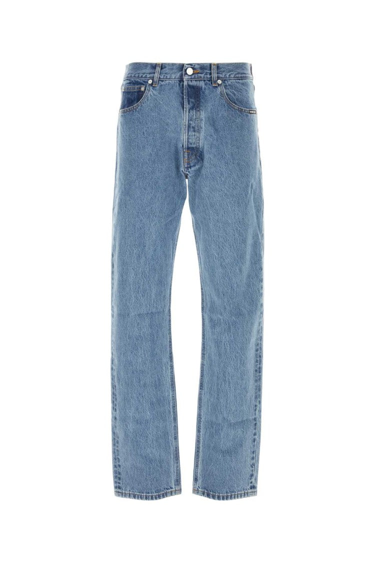 Vtmnts Straight-Leg Denim Jeans With Classic Five-Pocket Styling