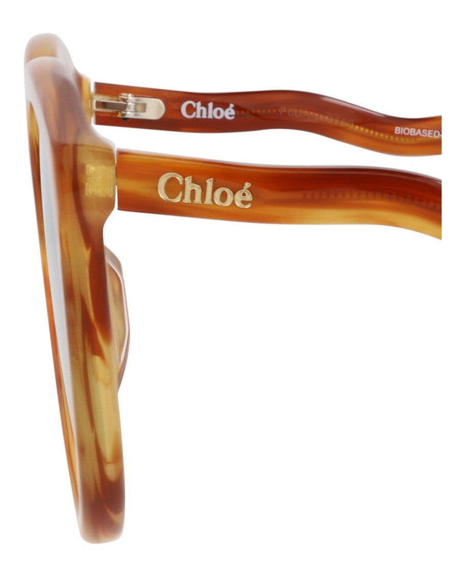 Chloé Round-Frame Bio Acetate Sunglasses