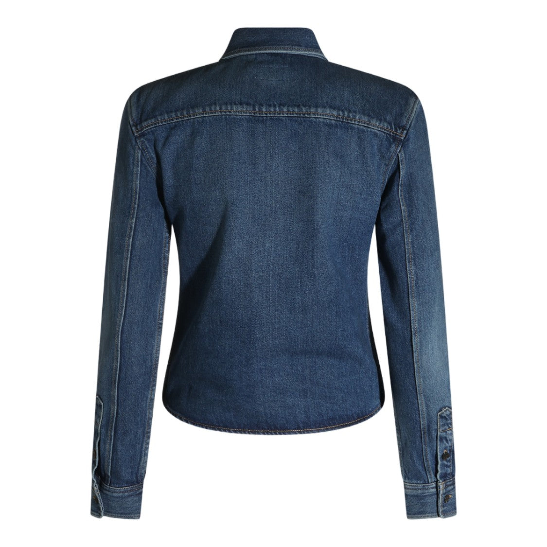 Saint Laurent Classic Pointed-Collar Denim Shirt