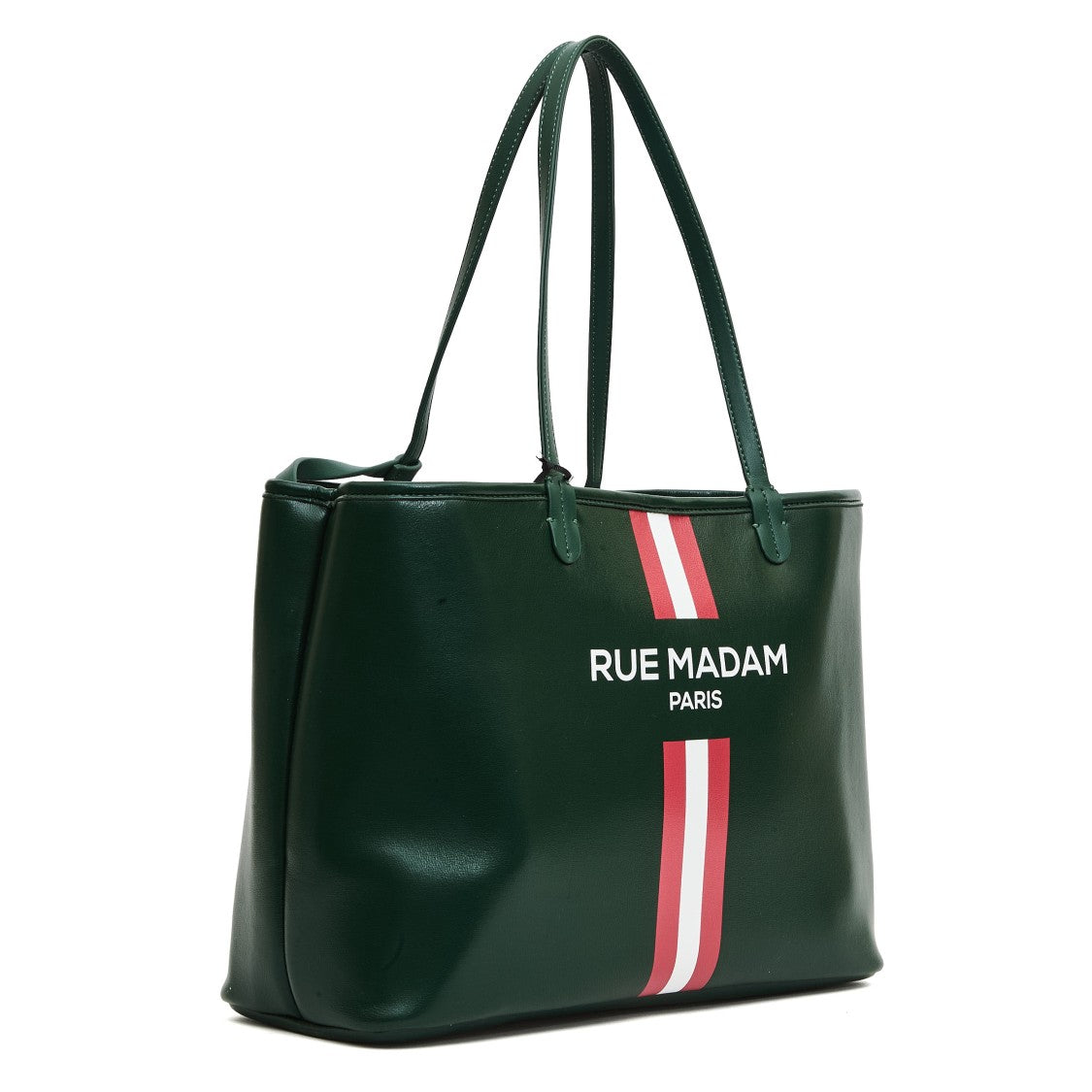 Rue Madame Eco-Leather Shopping Bag With Green Logo