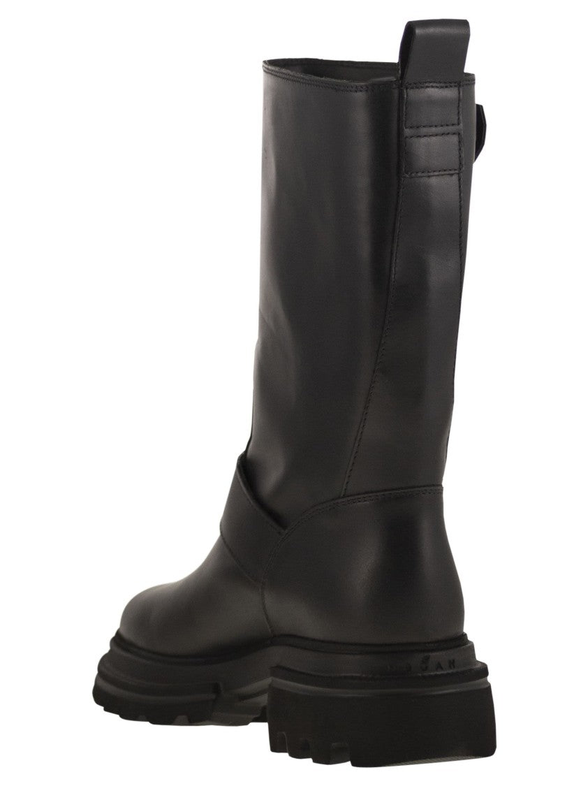 Hogan H674 - Leather Biker