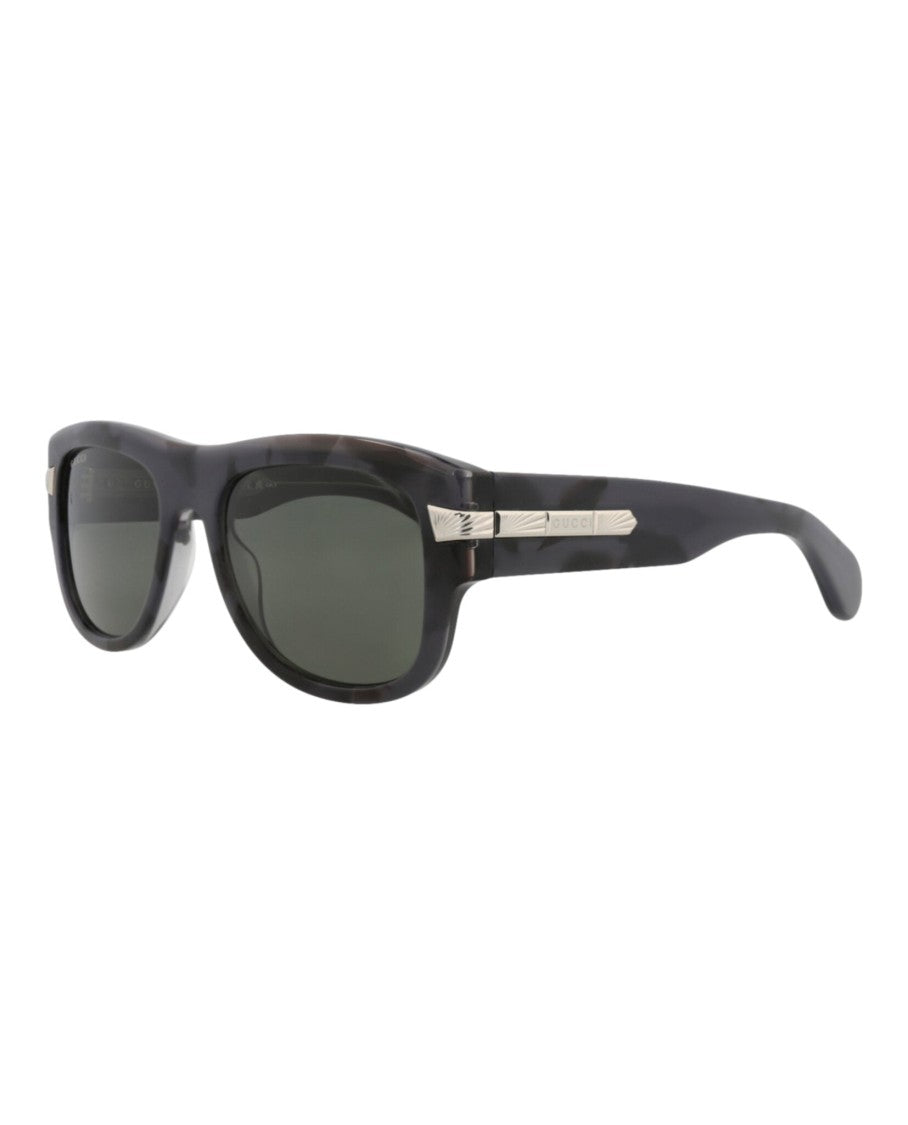 Gucci Square-Frame Recycled Acetate Sunglasses