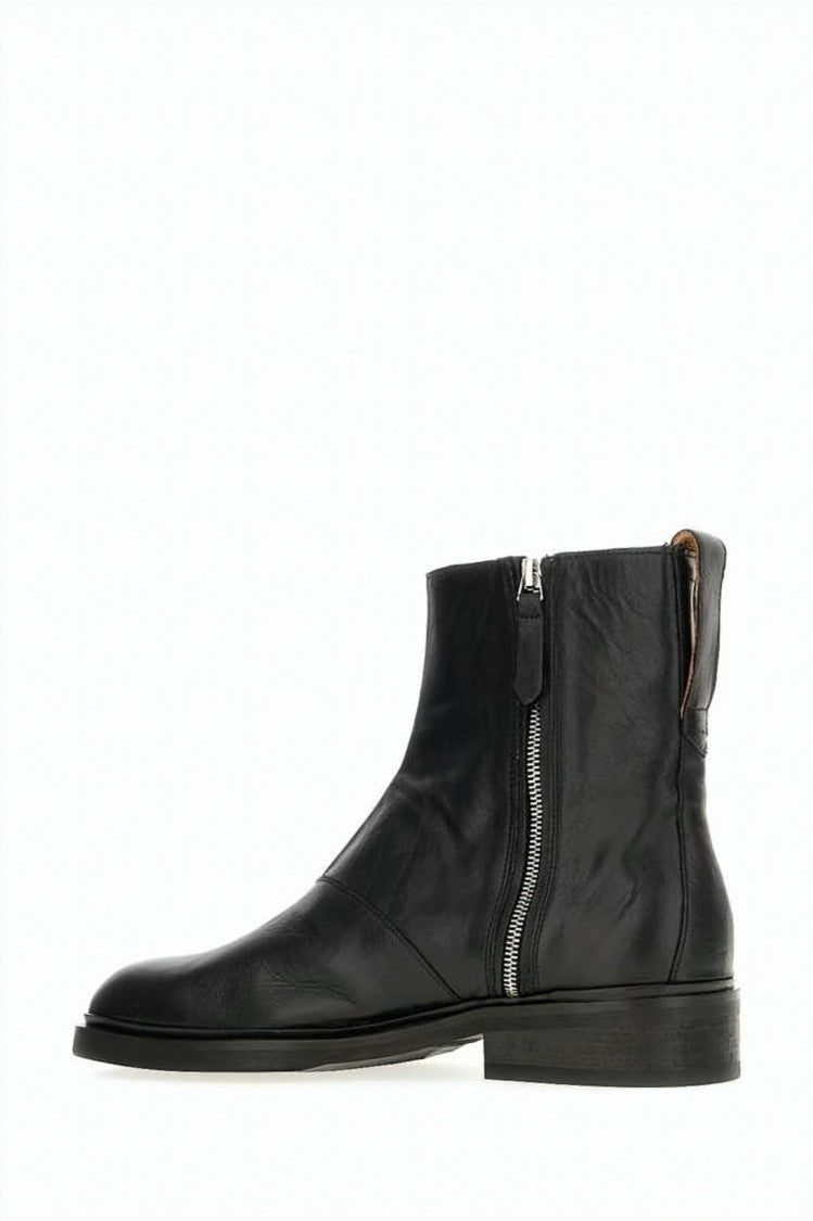 Our Legacy Minimalist Lace-Up Boots With Suede Upper