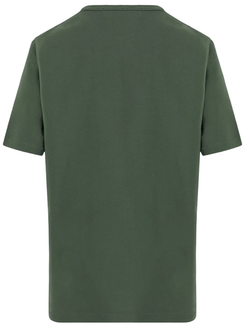 J. W. Anderson Round Neck Cotton T-Shirt With Contrast Logo Embroidery