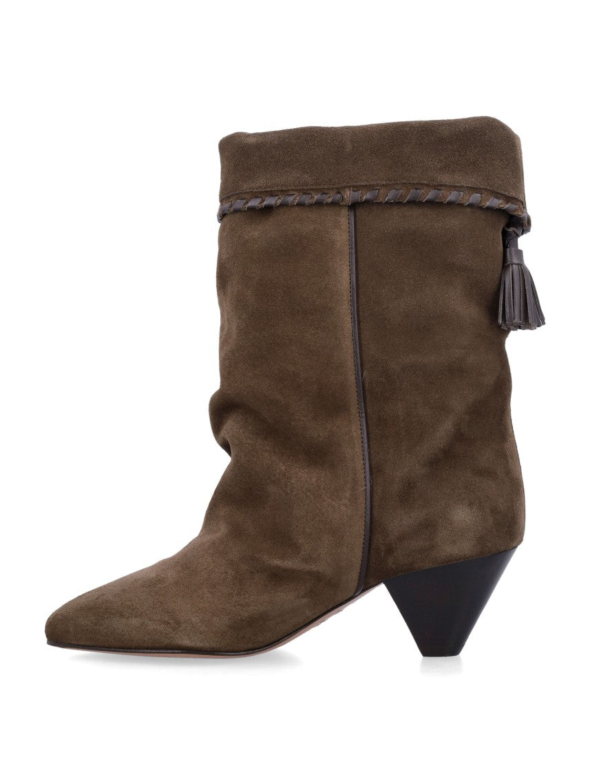 Isabel Marant Dalby Draped Suede Boots