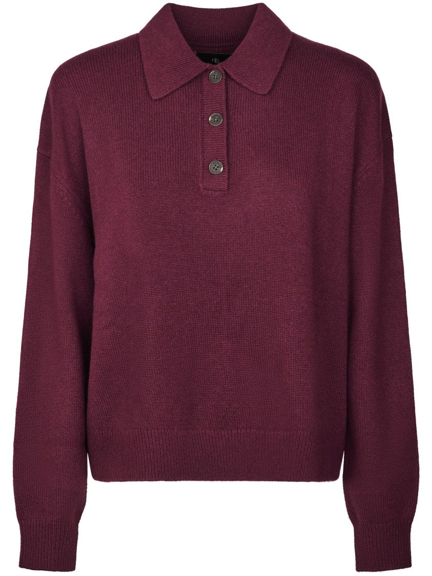Anine Bing Lee Polo Cashmere Sweater