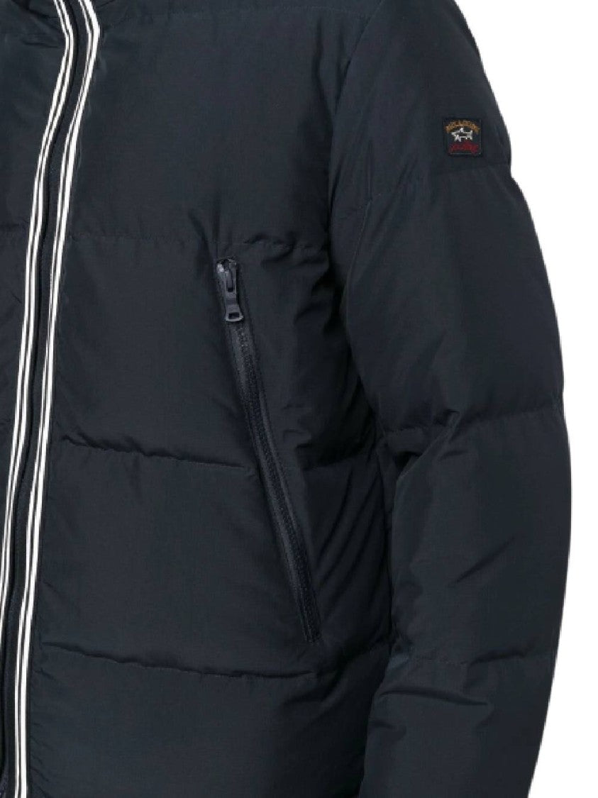 Paul & Shark Quilted Padded Jacket With High Collar