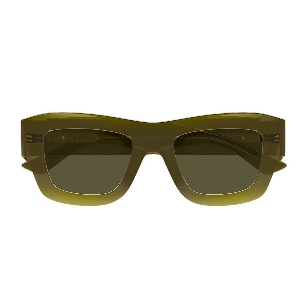 Bottega Veneta Bv1357s Ribbon Line Oversized Square Sunglasses