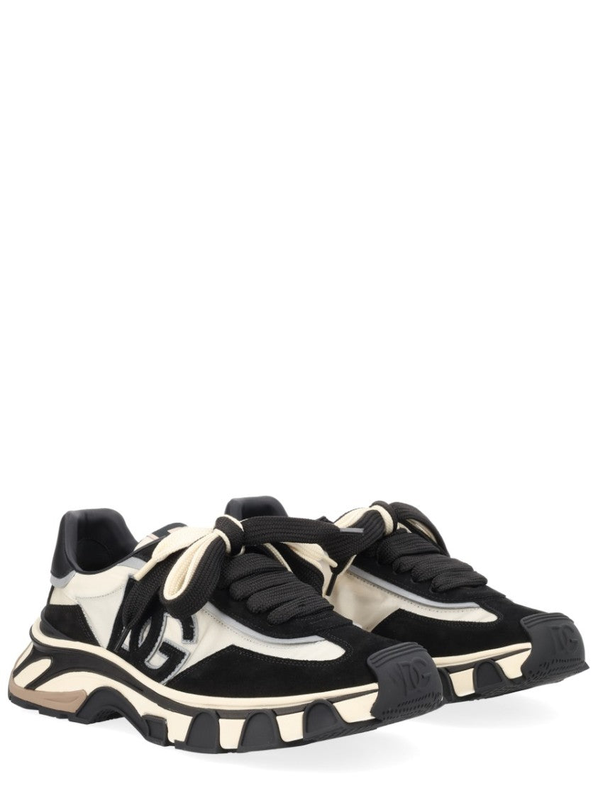 Dolce & Gabbana Dg Country Road Layered Panels Sneakers