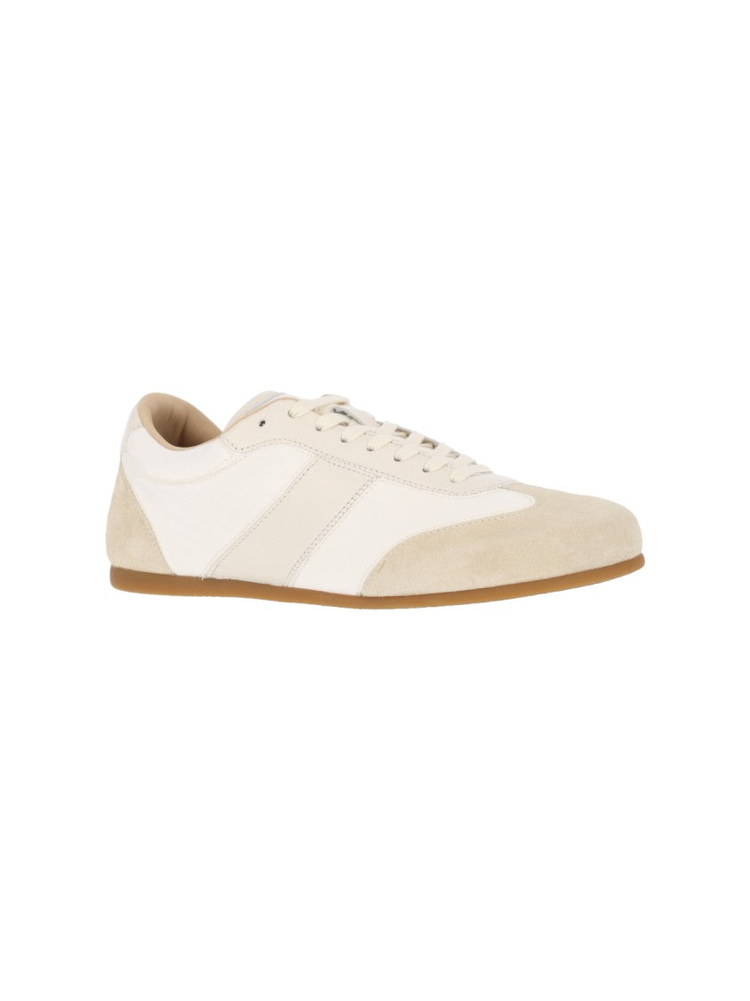Lemaire White Soft Runner Fabric Sneakers