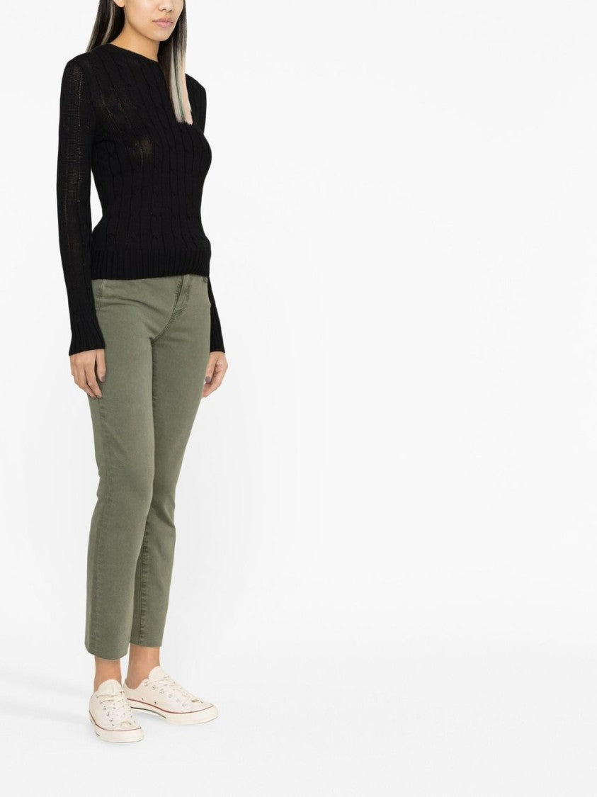 Polo Ralph Lauren Textured Cable Knit Crew Neck Sweater