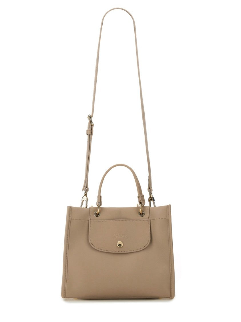 Longchamp Structured Leather Shoulder Bag