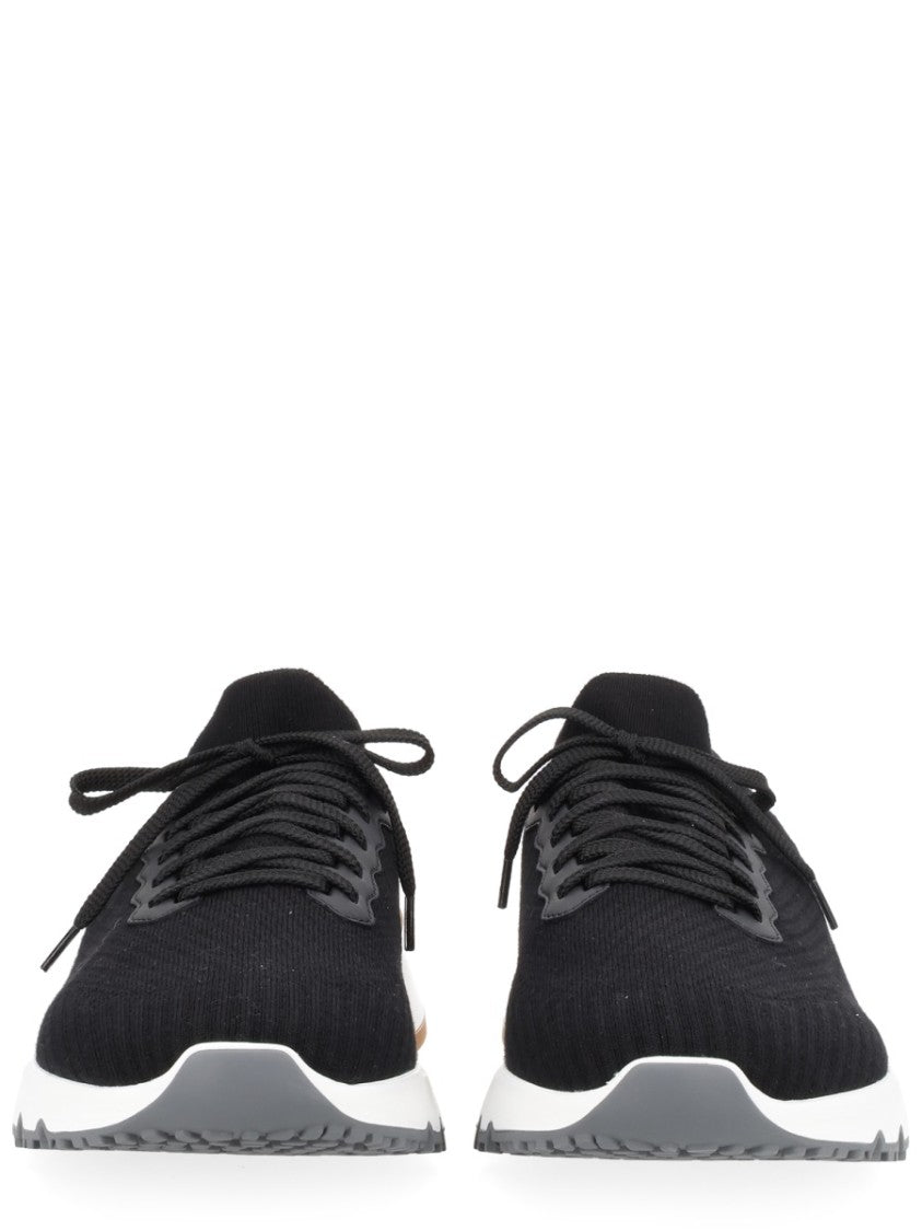 Brunello Cucinelli Knitted Upper Sneaker With Streamlined Silhouette