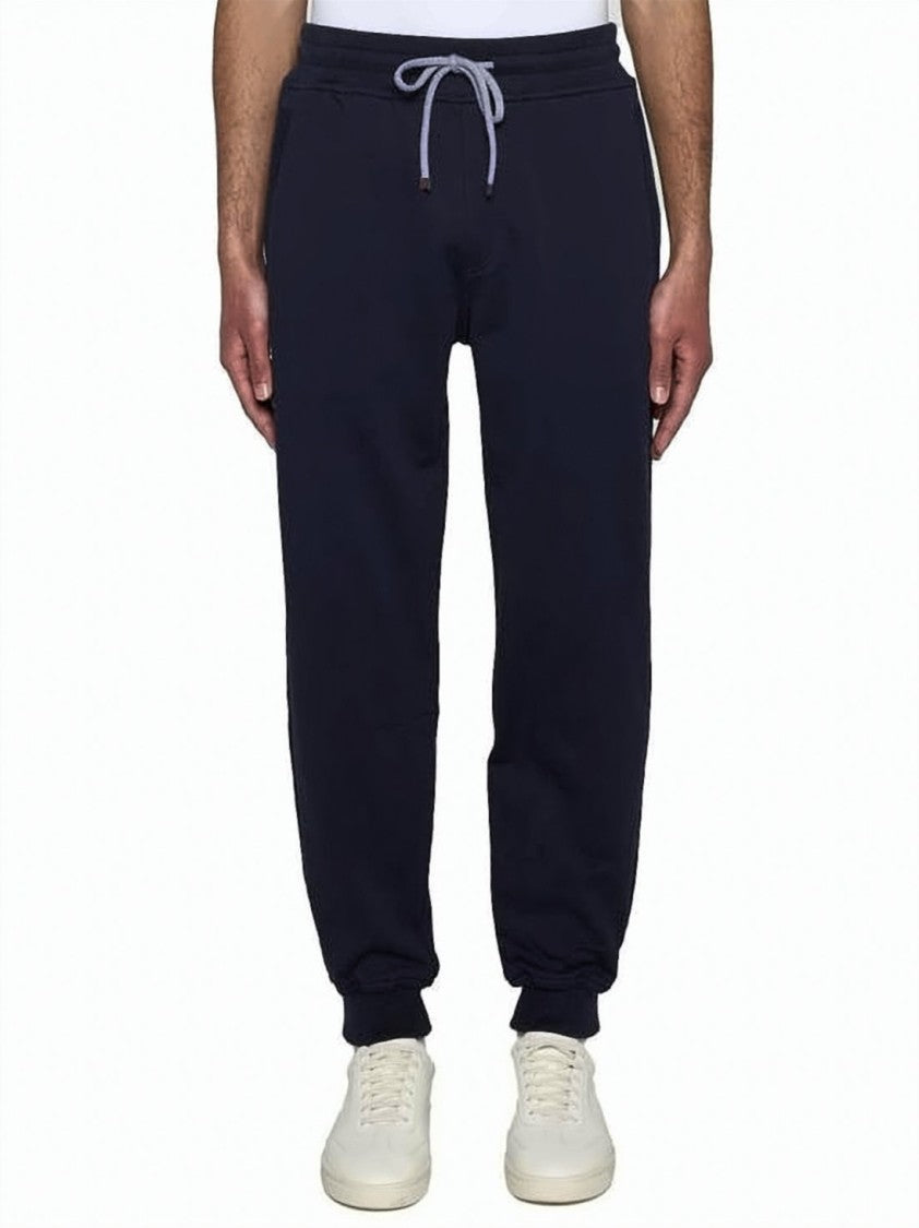 Brunello Cucinelli Relaxed Fit Jogger Pants With Ribbed Cuffs