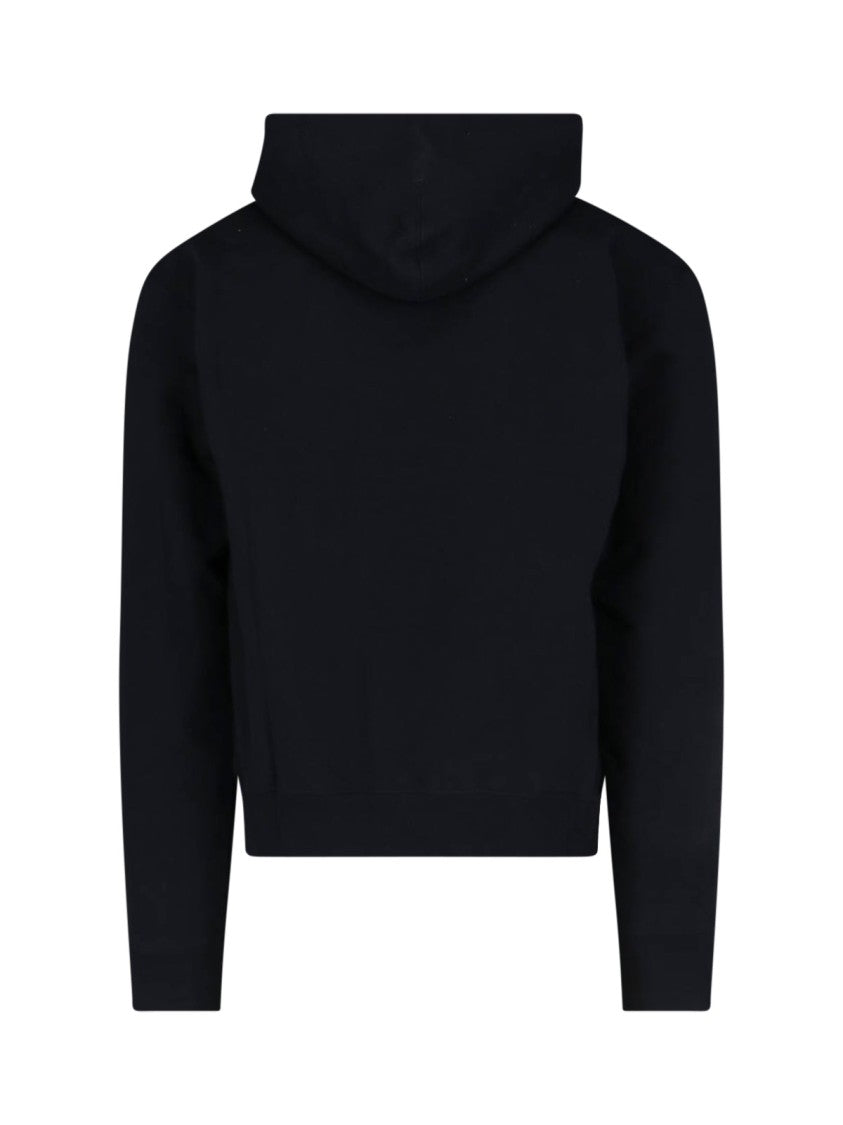Jil Sander Logo Hoodie Sweatshirt – Black