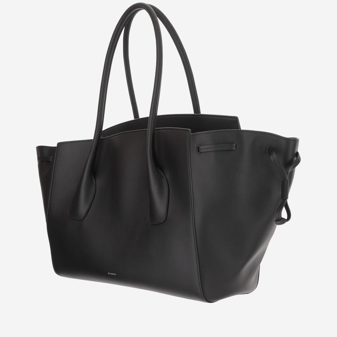 Jil Sander Structured Leather Shoulder Bag