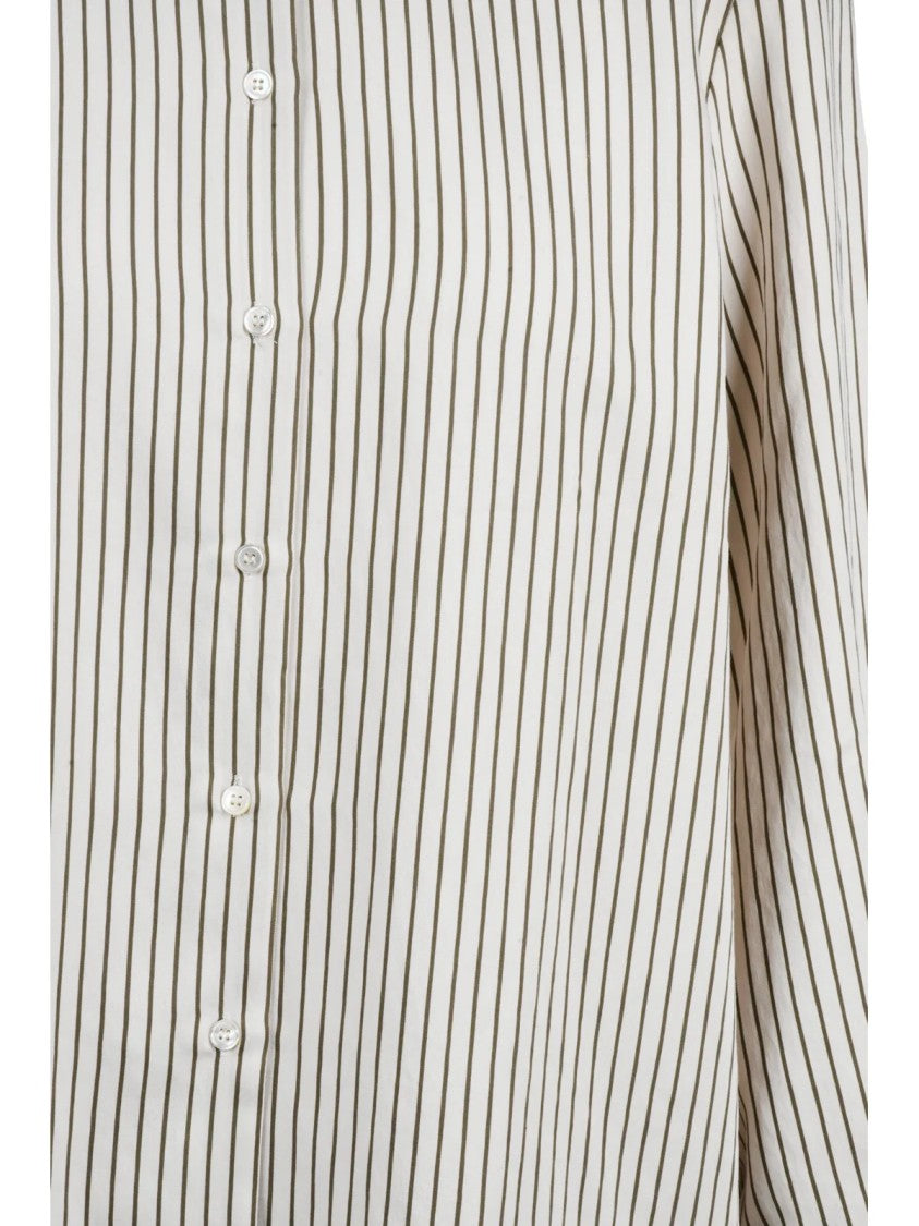 Marella Beige-Green Viscose-Blend Reperto Shirt
