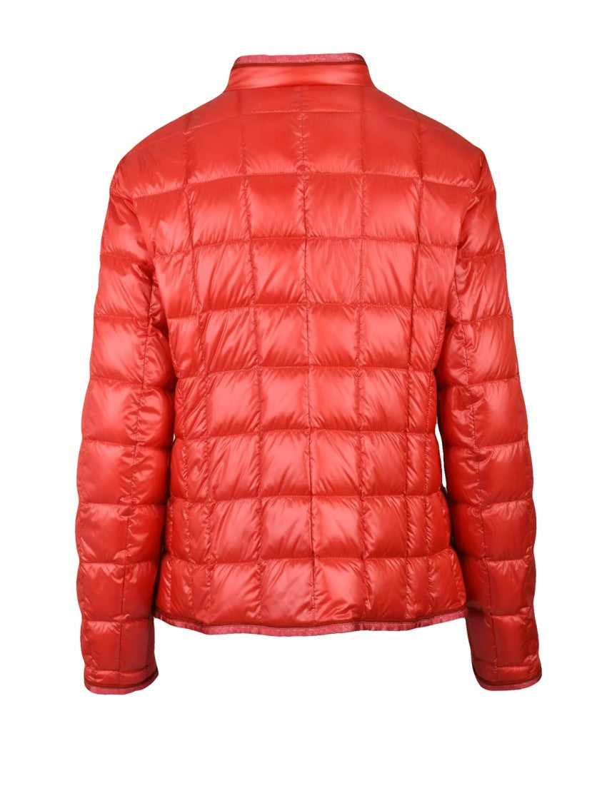 Fay Red Down-Filled Polyamide Centogrammi Down Jacket
