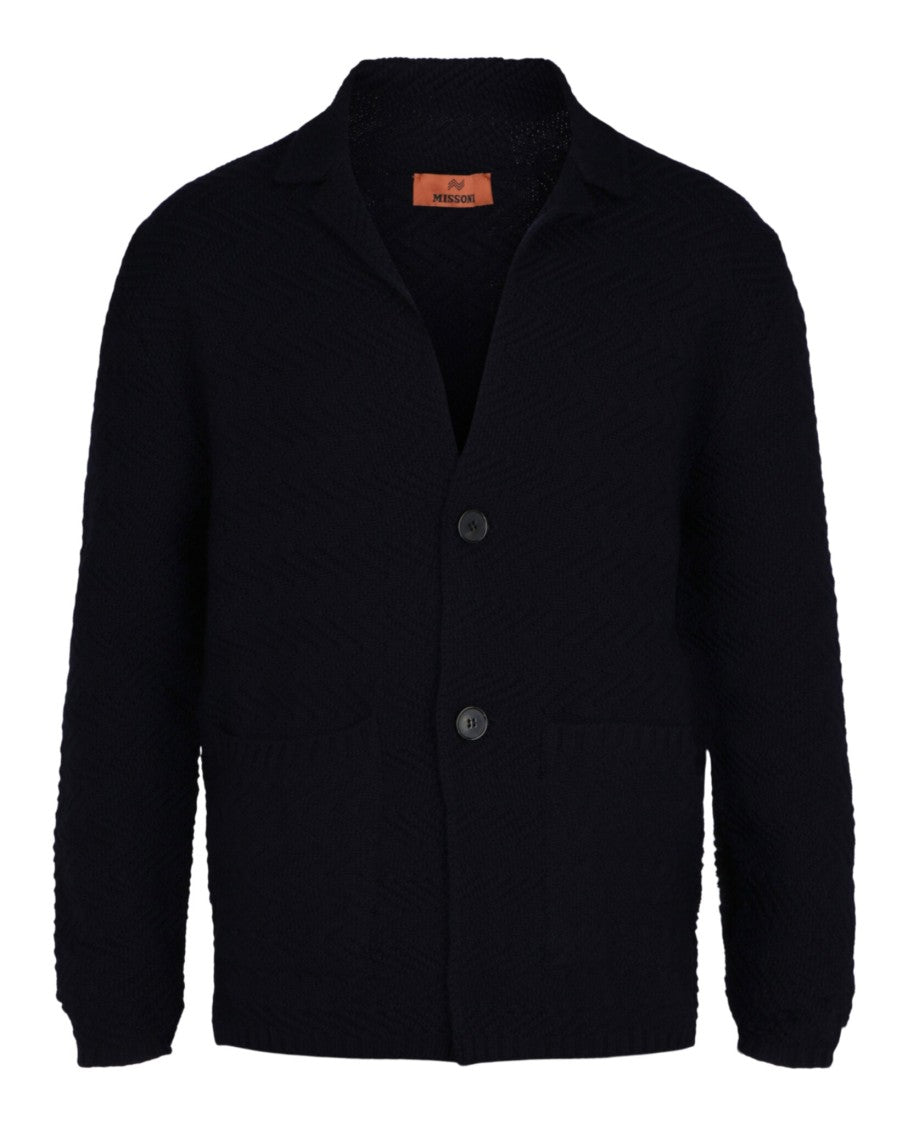 M Missoni Wool Knit Blazer