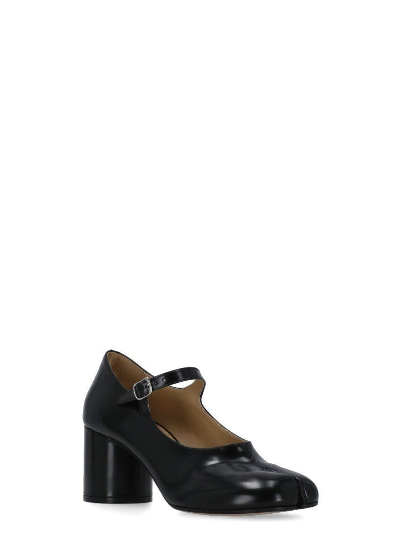 Maison Margiela Black Tabi Mary Jane Pumps