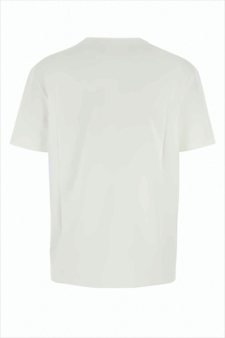 Etro Short-Sleeved Cotton T-Shirt With Floral Emblem