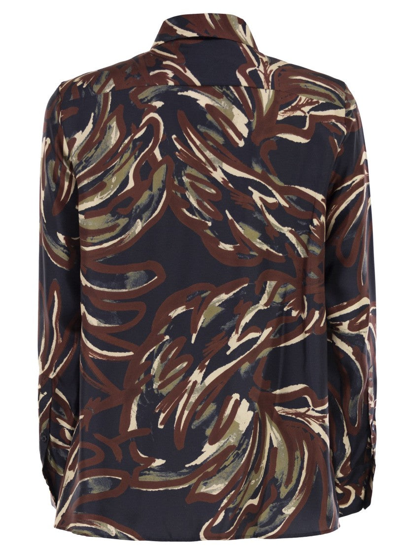 Max Mara Rive - Printed Twill Shirt