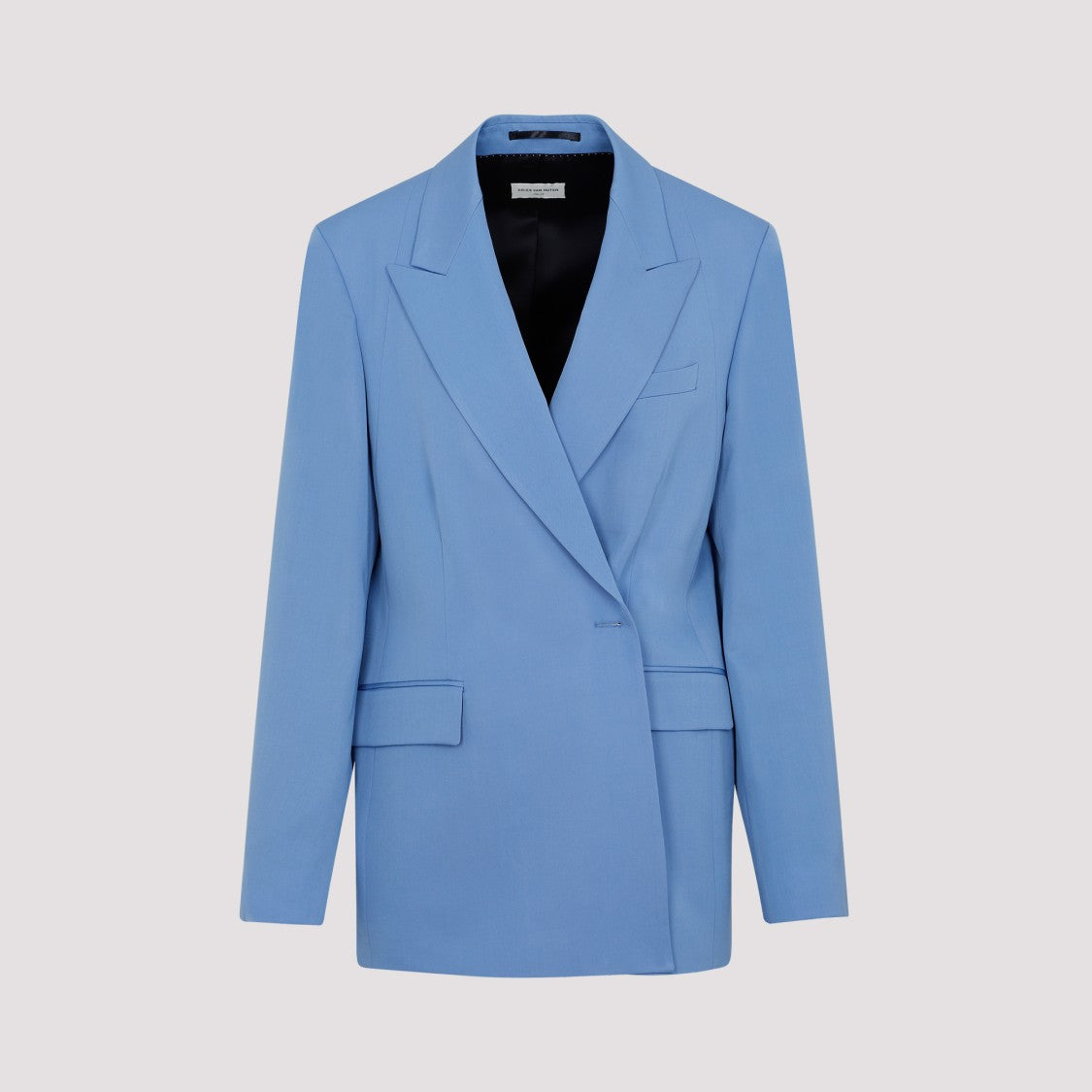 Dries Van Noten Light Blue Wool Beno Jacket