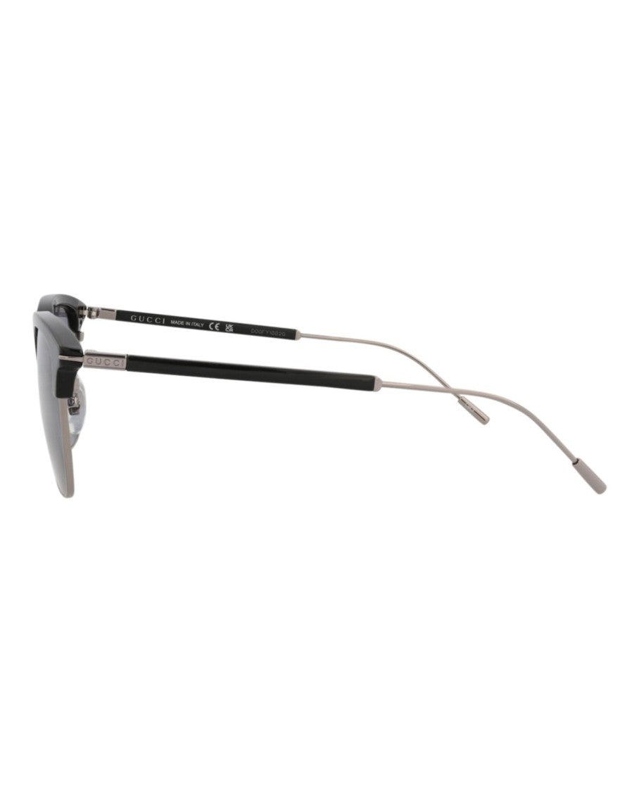 Gucci Round-Frame Recycled Acetate Sunglasses