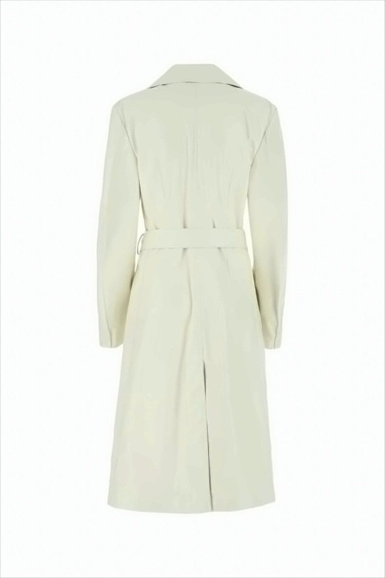 Bottega Veneta Belted Knee-Length Sheepskin Coat With Classic Lapel