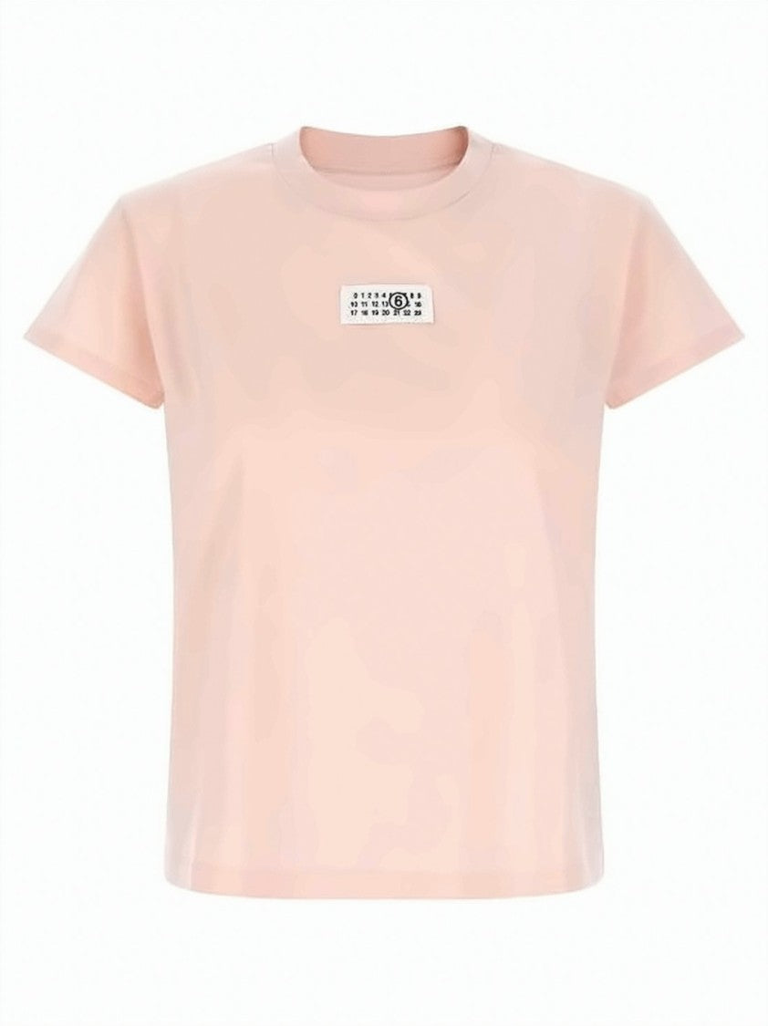 Mm6 By Maison Margiela Pastel Pink Short-Sleeve T-Shirt