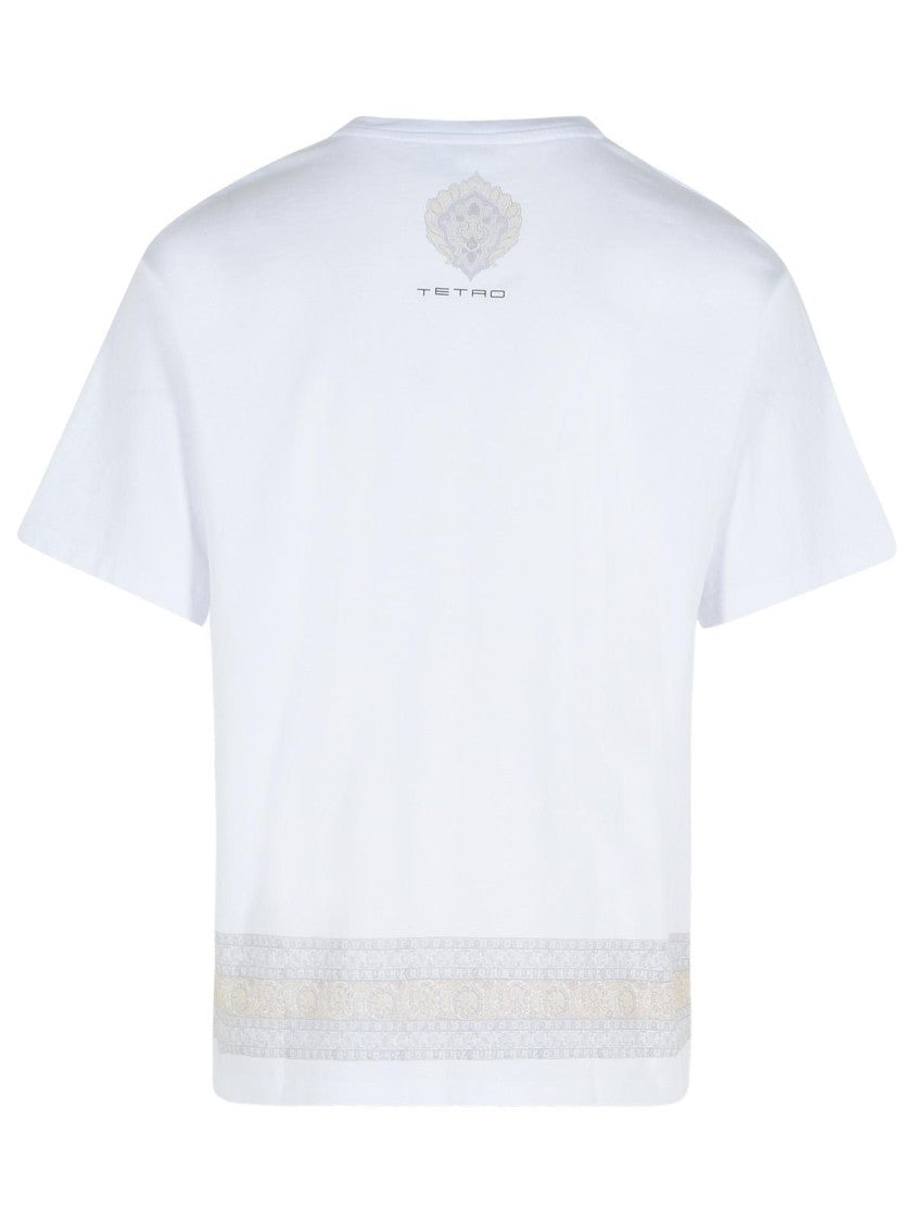 Etro Soho' White Cotton T-Shirt