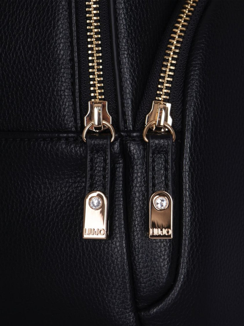 Liu Jo Contemporary Black Bucket Backpack Bag