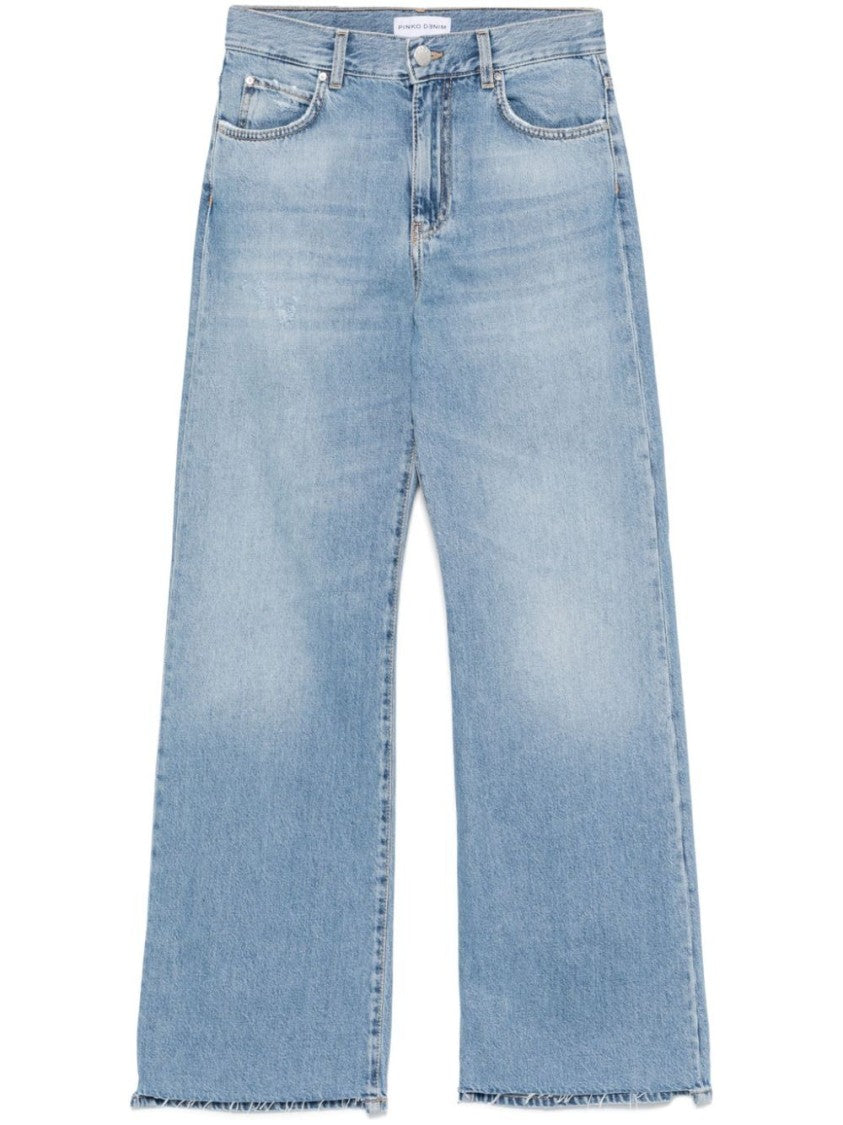 Pinko `Wanda` Wide Leg Jeans