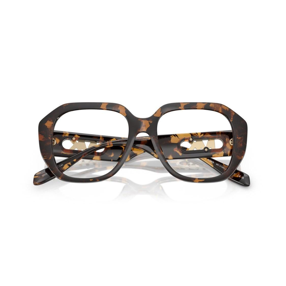 Michael Kors 0Mk4148u Oversized Tortoiseshell Sunglasses With Gold-Tone Logo Detail