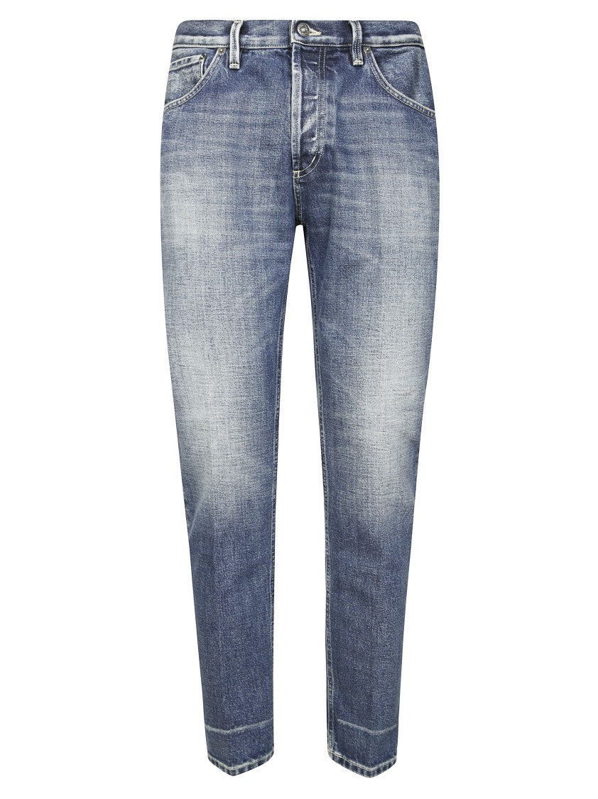 Dondup Tailored Straight-Leg Brighton Pants With Minimalist Design