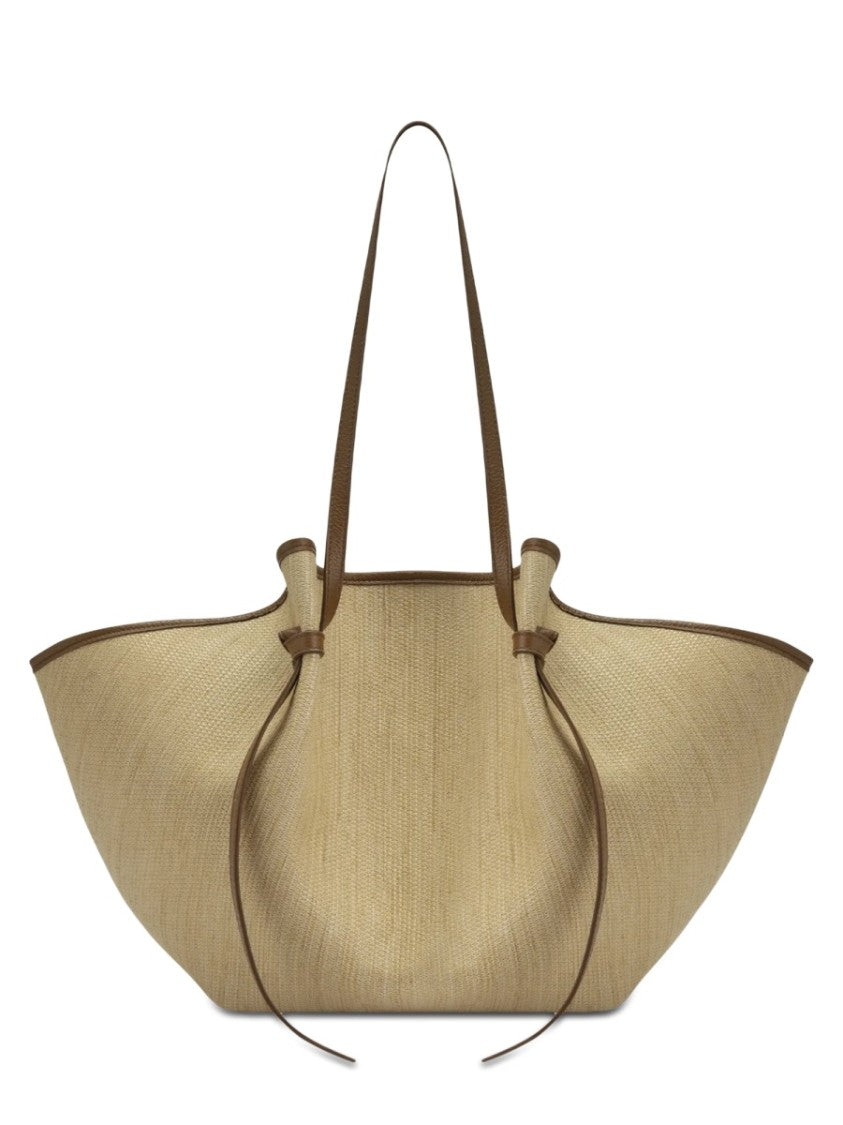 Yuzefi Mochi Raffia Nylon-Blend Tote Bag