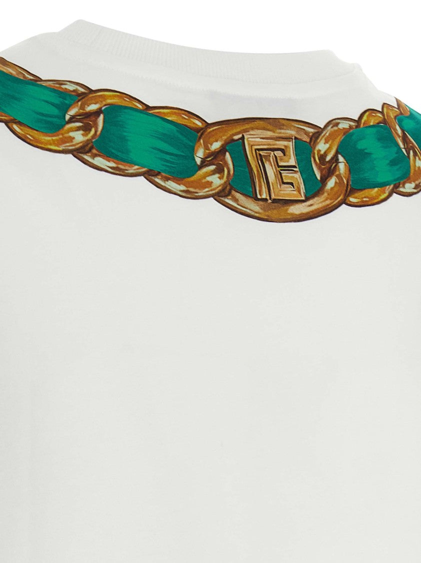 Balmain ' Foulard' Print T-Shirt