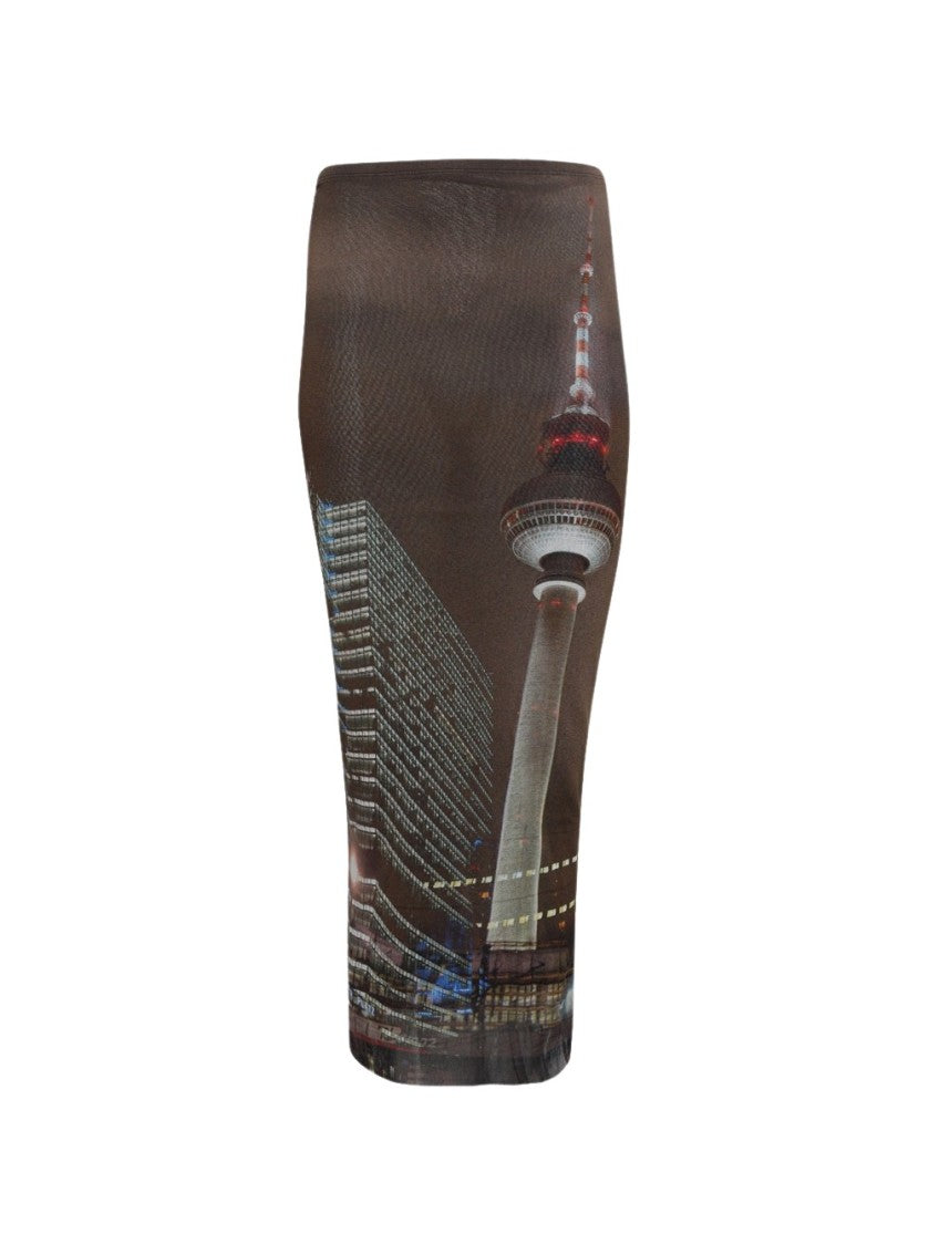 Jean Paul Gaultier Mesh Long Skirt