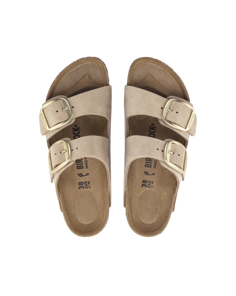 Birkenstock Arizona Big Buckle Sandcastle Slides