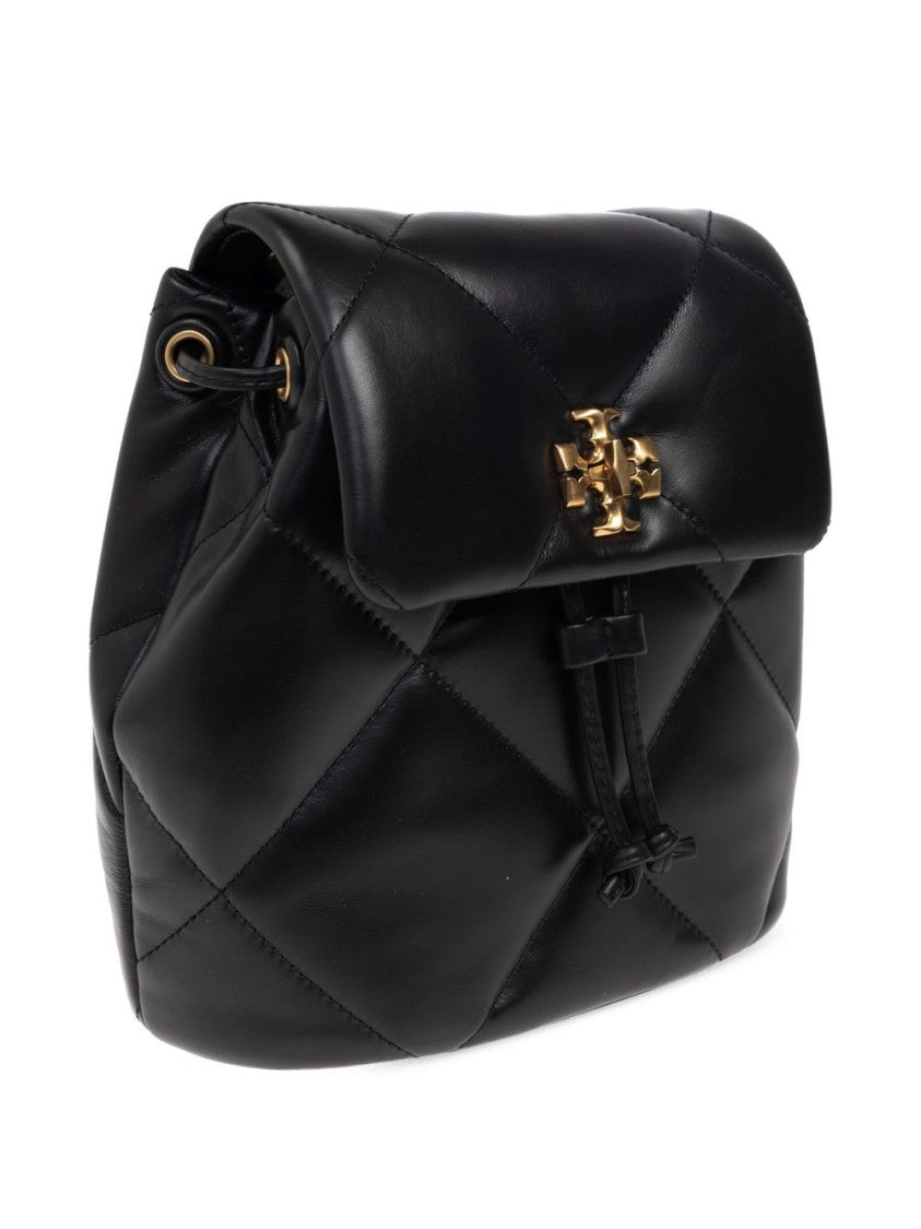 Tory Burch Quilted Black Shoulder Bag With Chain-Link Straps