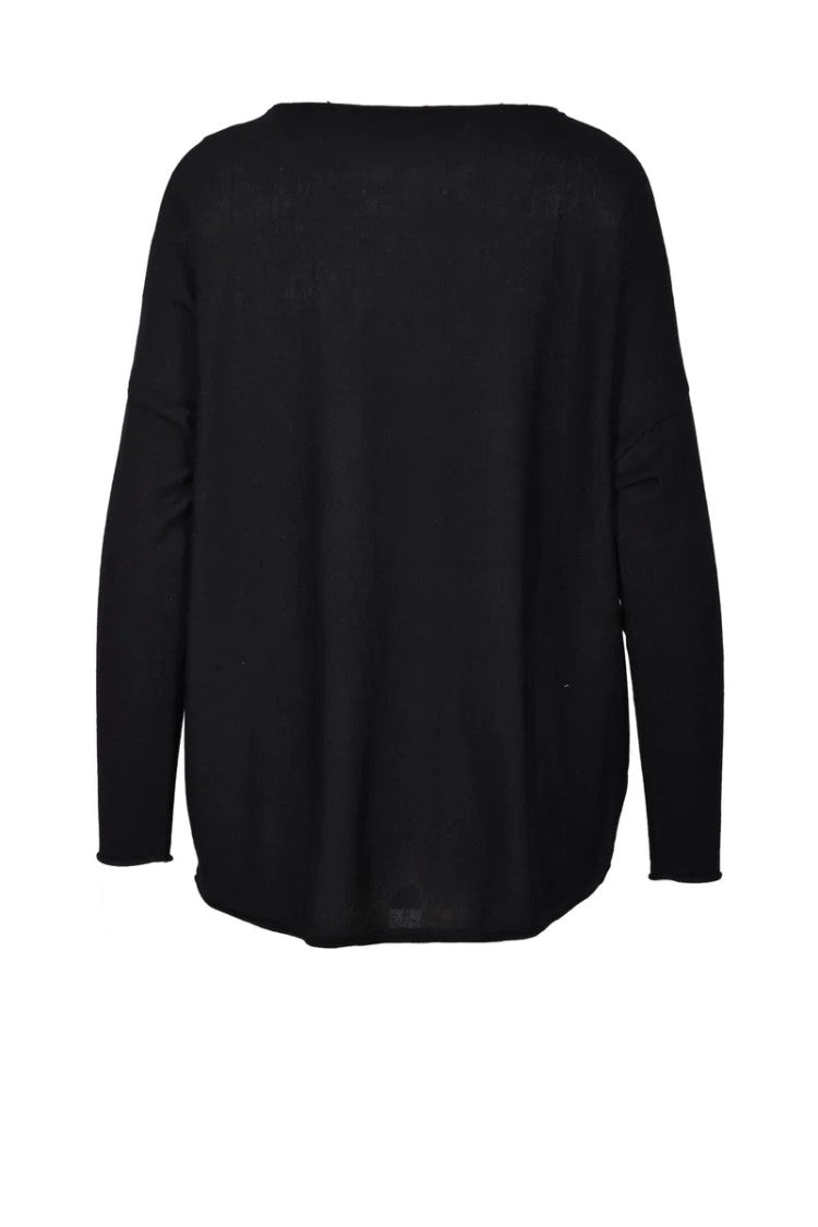 Wild Cashmere Silk And Cashmere Sweater - Black