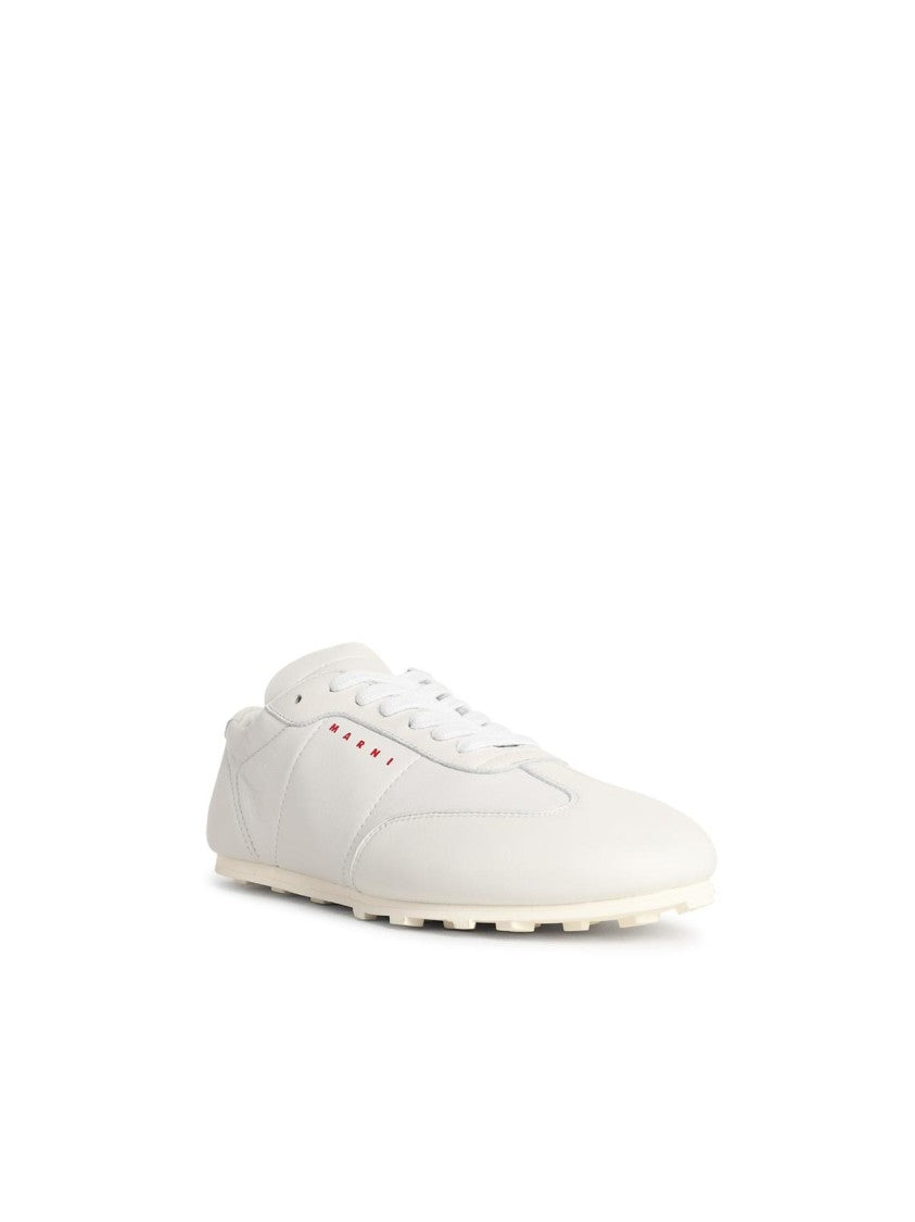 Marni White Leather Sneakers