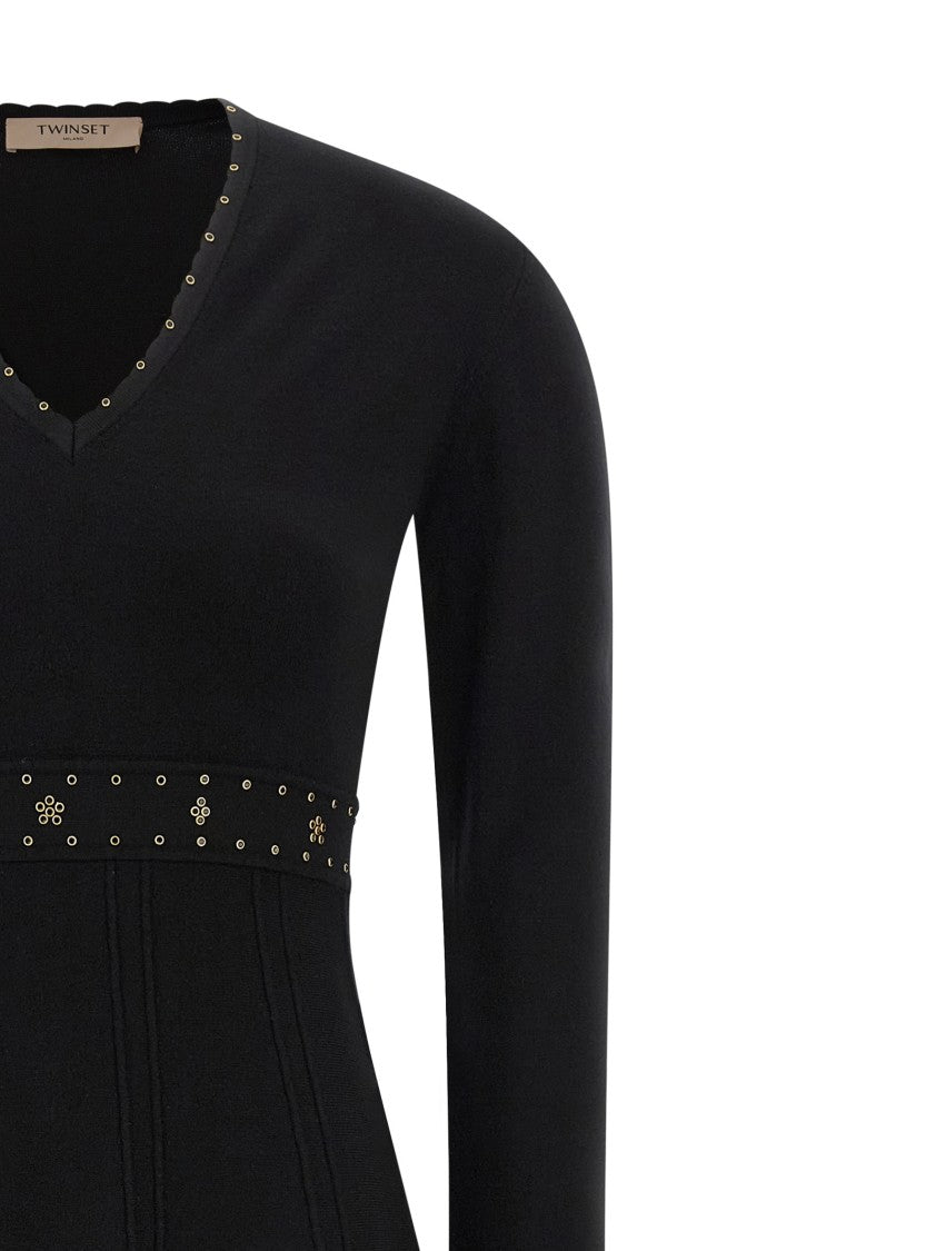 Twin-Set Rhinestone Studded Dress