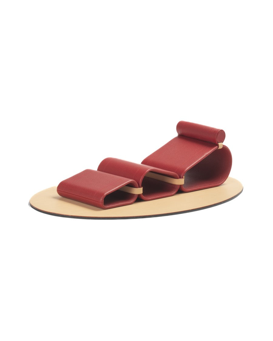 Louis Vuitton Red Miniature Lounge Chair Home Decor