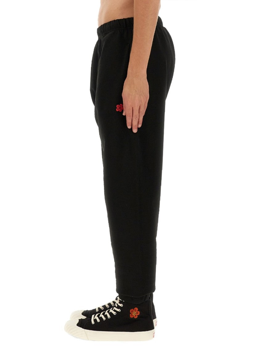 Kenzo Relaxed-Fit Black Jogging Pants