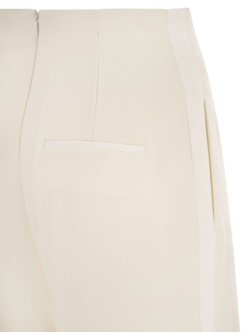 Max Mara Balta High-Waisted Wool Trousers