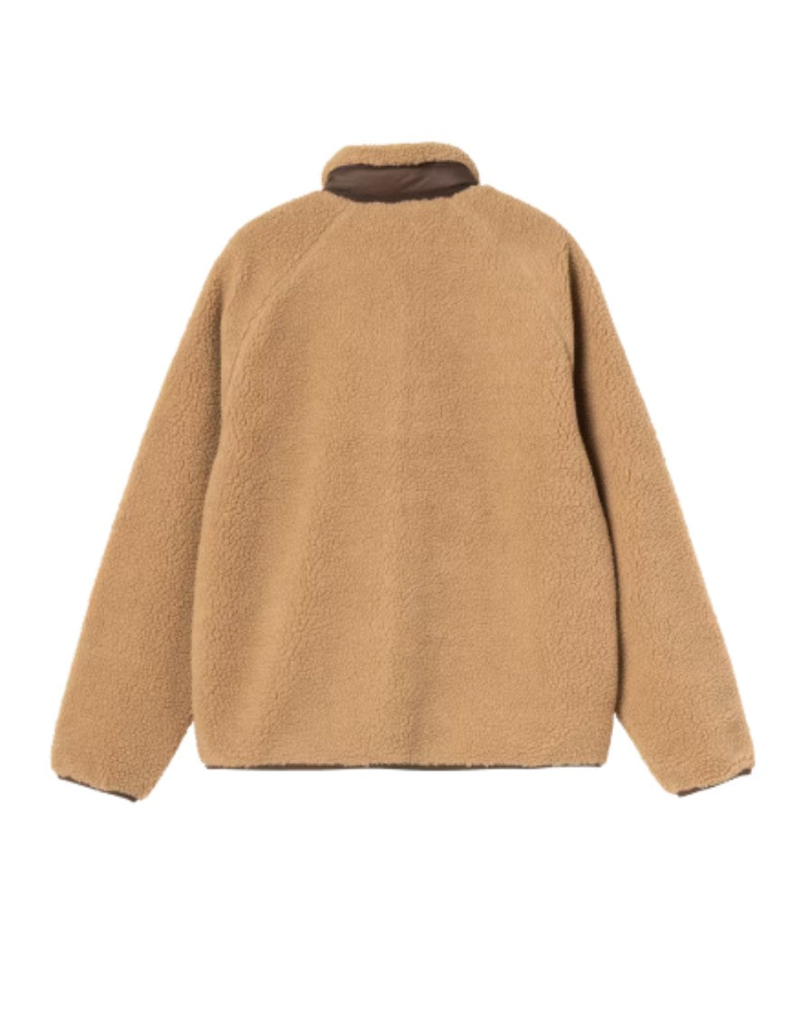 Carhartt Wip Dusty H Tobacco Prentis Polyester Fleece Jacket