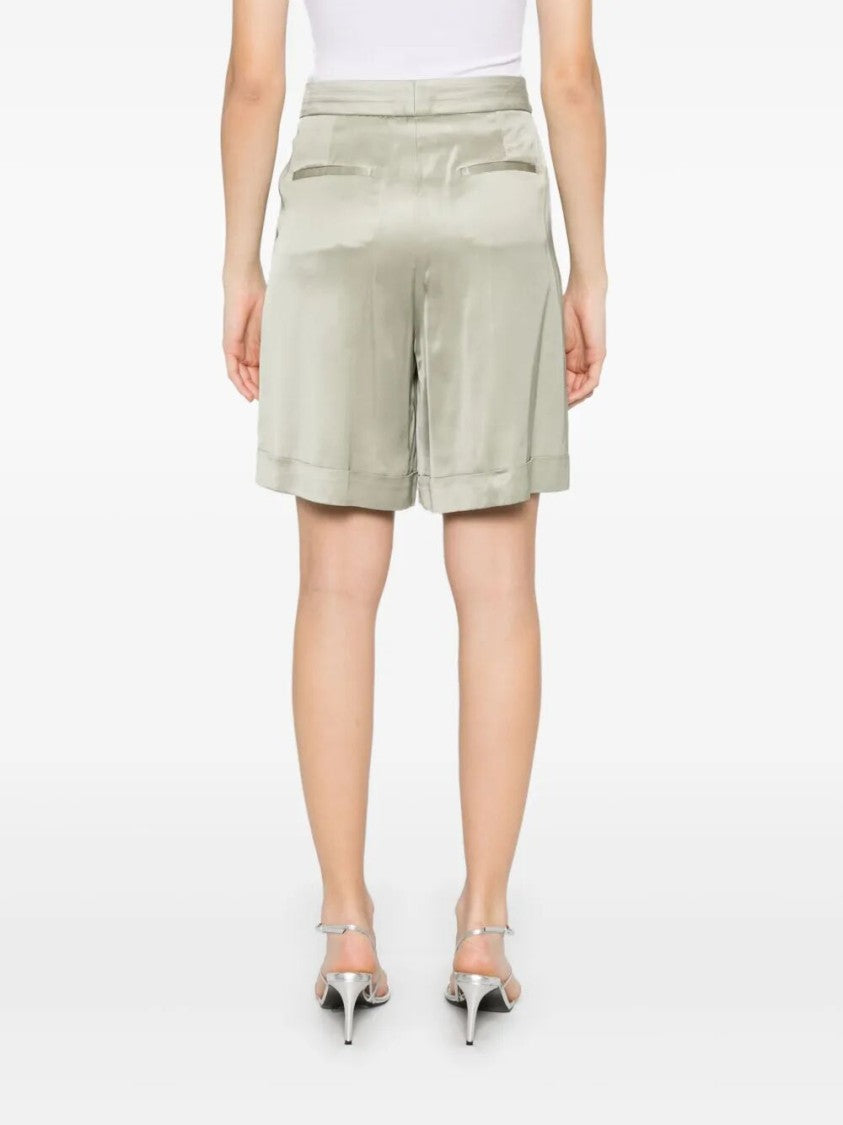 Peserico Tailored Bermuda Shorts With Satin Finish